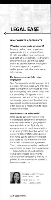 NONCOMPETE AGREEMENTS
